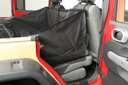 Rugged Ridge C3 Cargo Cover,No Subwoofer;07-18 Jeep Wrangler JKU,4 Door 13260.01 Photo - Mounted