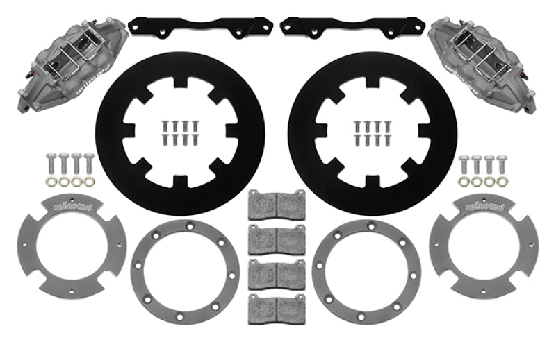 Wilwood 17-21 Can-Am X3RS 6-Piston Rear Kit 11.25in - Anodized 140-17041 140-17041 User 1