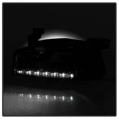 SPYDER Xtune Dodge Charger 06-10 1Pc LED Crystal Headlights Chrome HD-ON-DCH05-1PC-LED-C 5017628 5017628 Photo - Unmounted