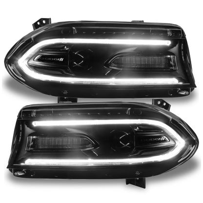 ORACLE Lighting Oracle 15-21 Dodge Charger RGB+W DRL Headlight DRL Upgrade Kit - ColorSHIFT 1443-330 1443-330 User 4