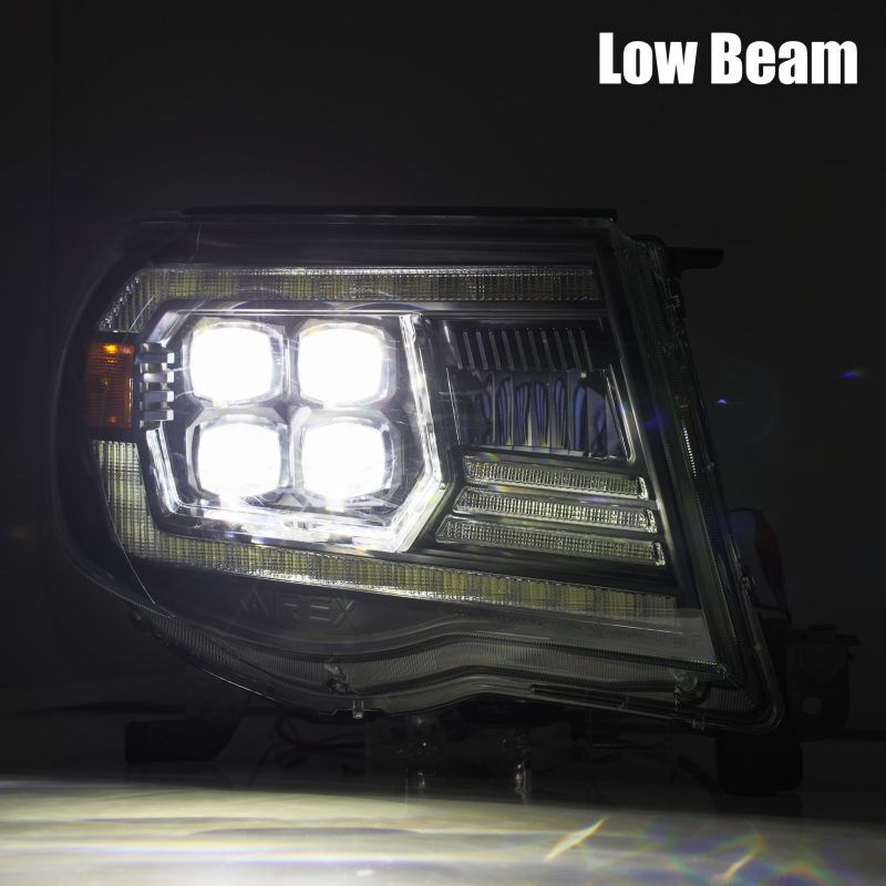 AlphaRex 05-11 Toyota Tacoma NOVA LED Projector Headlights Plank Style Alpha Black w/Activ Light/DRL 880742 880742 User 4