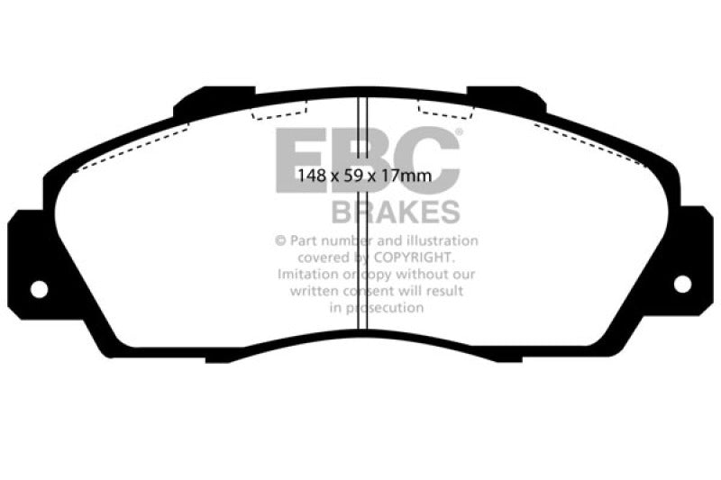 EBC Disc Brake Pad Set DP4872R Photo - Primary