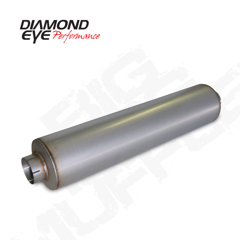 Diamond Eye Performance Diamond Eye MFLR BIG DOG QUIET TONE 5inID SGL IN/SGL OUT 10inDIA X 45in BODY 51in LENGTH BAFFLED AL 800465 800465 Photo - Primary
