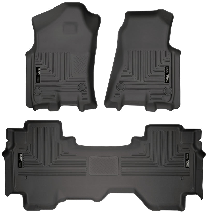 Husky Liners 19 Dodge Ram 1500 Quad Cab Weatherbeater Black Front 94011 Photo - Primary