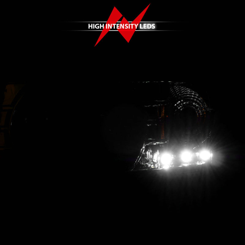 Anzo 1994-2001 Dodge Ram Crystal Headlights Chrome w/ LED 111206 Photo - Unmounted