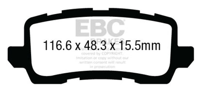EBC Disc Brake Pad Set DP33018C Photo - Primary