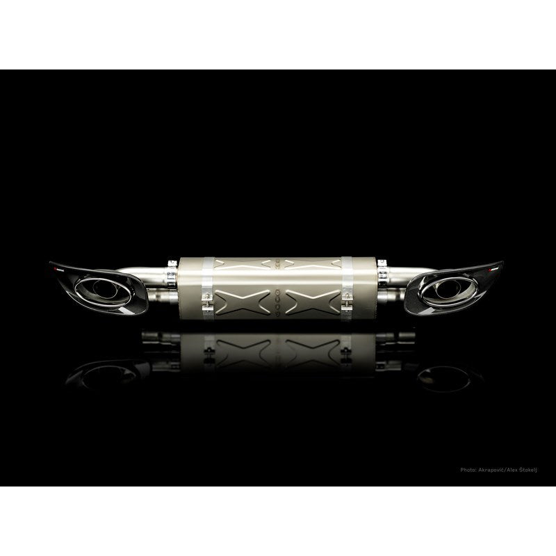 Akrapovic 10-13 Porsche 911 Turbo / Turbo S (997 FL) Slip-On Line (Titanium) w/ Titanium Tips S-PO997TFLH S-PO997TFLH Photo - Primary