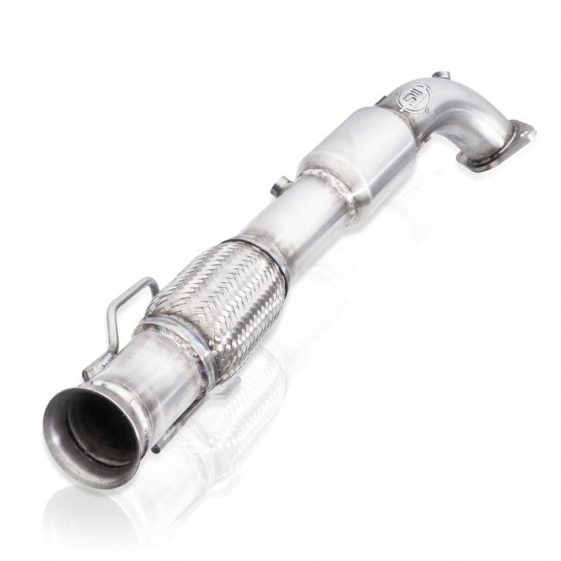 Stainless Works 2016-18 Ford Focus RS 3in High-Flow Cats Downpipe Factory Connection FCRS16DPCAT FCRS16DPCAT Photo - Primary