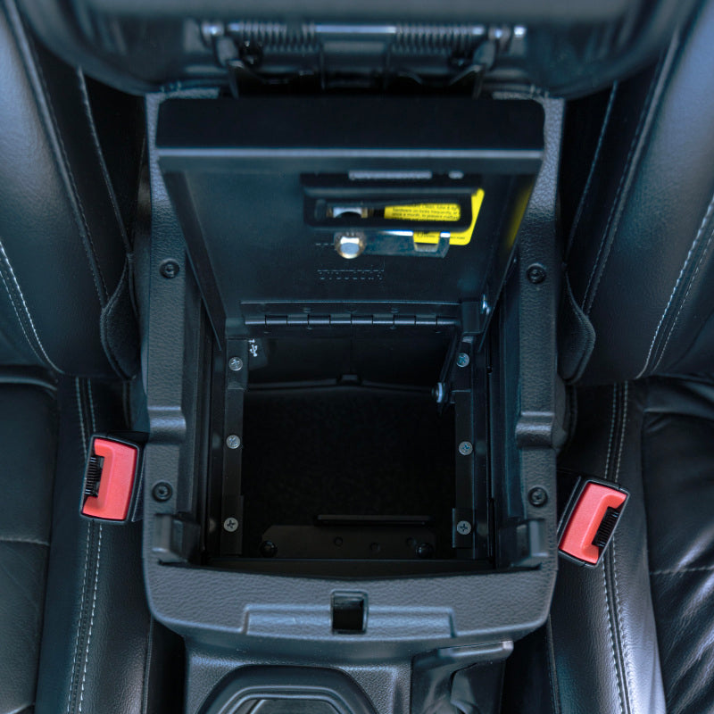Tuffy Products Tuffy Console Safe W/ Keyed Lock For Jeep Wrangler & Gladiator 348-01 348-01 Photo - Close Up
