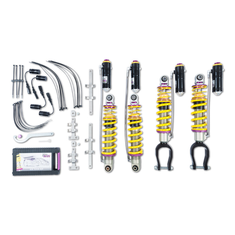 KW Coilover Kit V4 Bundle Audi R8 (4S) Coupe/Spyder w/ Magnetic Ride 3A7100AN 3A7100AN Photo - Primary