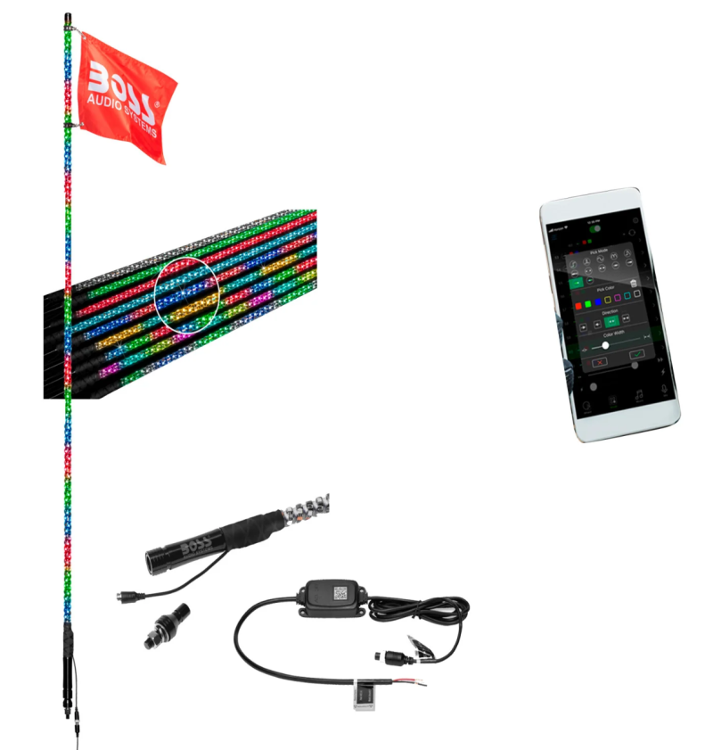 Boss Audio Systems 72in IP67 ATV LED Whip XP6 XP6 User 1