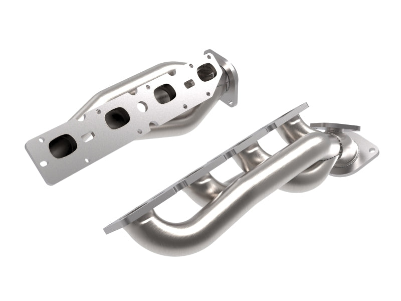 aFe Power Twisted Steel 304SS Shorty Header 19-21 Ram 2500/3500 V8-6.4L 48-32029 48-32029 Photo - Primary