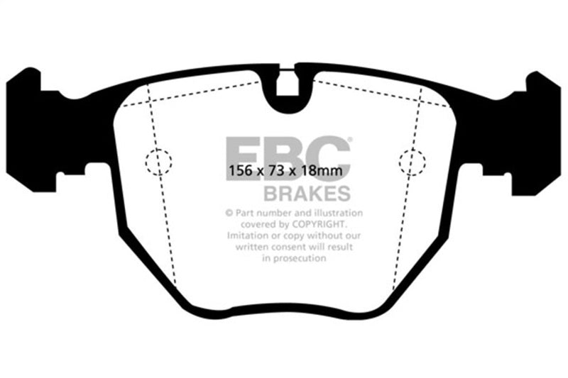 EBC Disc Brake Pad Set DP41036R Photo - Primary