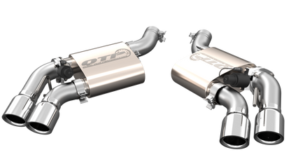 QTP 16-18 Chevrolet Camaro SS 6.2L 304SS Screamer Axle Back Exhaust w/4in Quad Tips 400117 400117 Photo - Primary