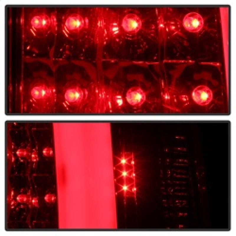 SPYDER xTune Chevy Silverado 1500/2500/3500 99-02 / Version 3 Tail Lights Red Clear ALT-ON-CS99V3-LBLED-RC 9038792 9038792 Photo - Unmounted