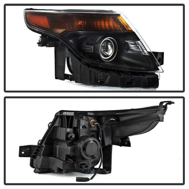 SPYDER xTune 11-15 Ford Explorer OEM Style Halogen Headlights - Black (HD-JH-FEXP11-AM-BK) 9042416 9042416 Photo - Unmounted