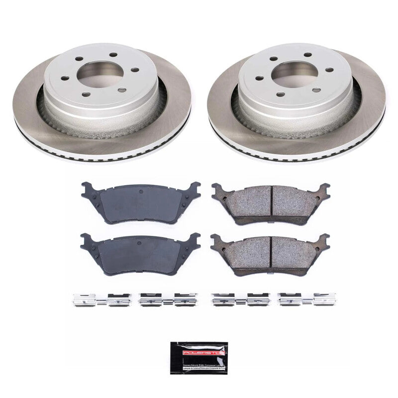 PowerStop Power Stop 12-18 Ford F-150 Rear Semi-Coated Rotor Kit SC6271 SC6271 Photo - Primary