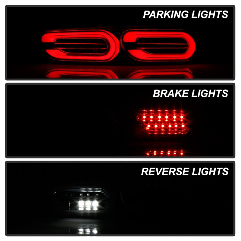 Spyder Chevy Camaro 16-18 (Do Not Fit Halogen Model) LED Tail Lights Black ALT-YD-CCAM16LED-SEQ-BK 5087232 5087232 Photo - Unmounted