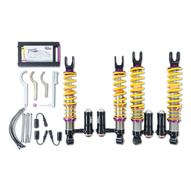KW Coilover Kit V4 Kit 2011+ Lamborghini Aventador Incl Roadster w/ Electronic Dampers 3A711010 3A711010 Photo - Primary