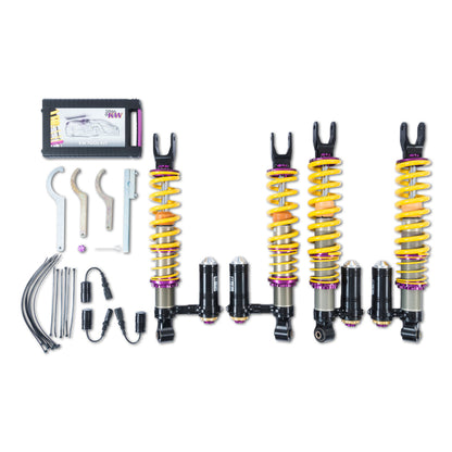 KW Coilover Kit V4 Kit 2011+ Lamborghini Aventador Incl Roadster w/ Electronic Dampers 3A711010 3A711010 Photo - Primary