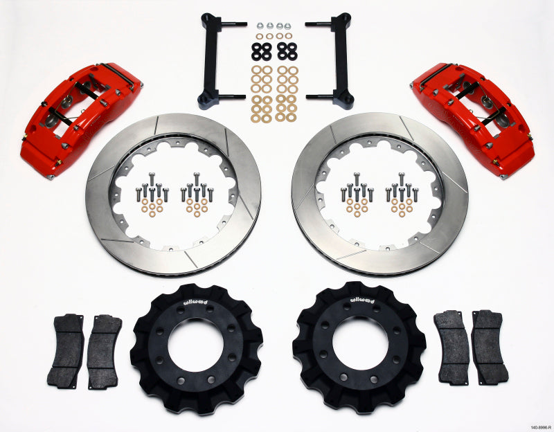 Wilwood TC6R Front Kit 16.00in Red 1999-2010 GM H2 Truck/SUV 2500 140-8996-R 140-8996-R Photo - Primary