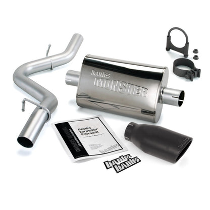 Banks Power 97-99 Jeep 2.5/4.0L Wrangler Slip Fit Cat Monster Exh Sys - SS Single 51312-B Photo - Primary