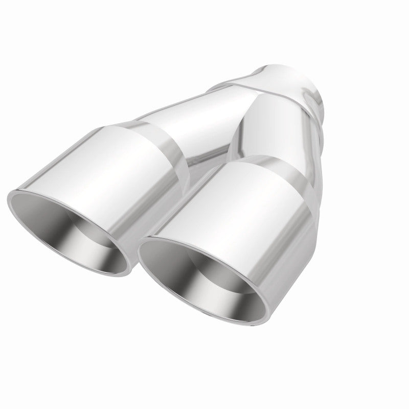 Magnaflow Double Wall 3in Dual Round Polished Tip 2.25in Inlet 35226 35226 360 Degree Image Set