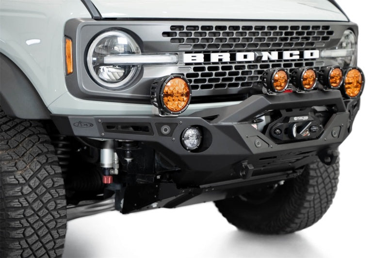 Addictive Desert Designs 21-23 Ford Bronco Krawler Front Bumper F230311070102 F230311070102 Photo - Mounted