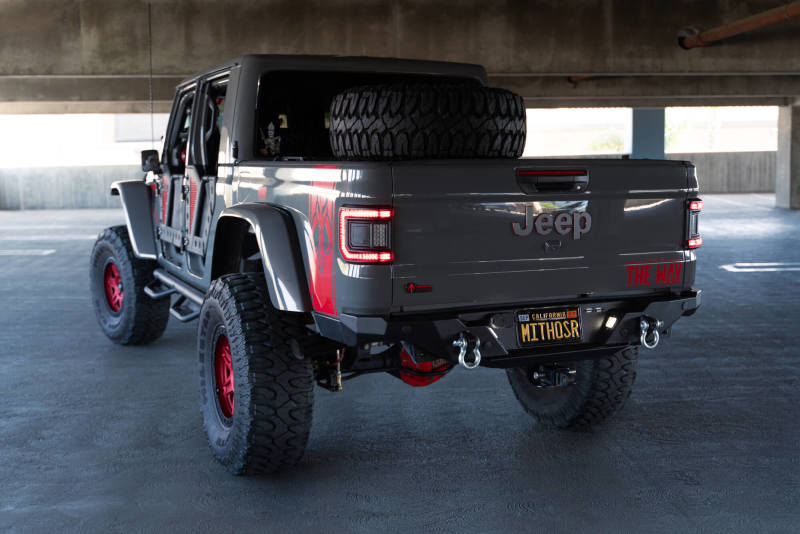DV8 Offroad 20-23 Jeep Gladiator JT FS-15 Series Rear Bumper RBGL-11 RBGL-11 Photo - Primary