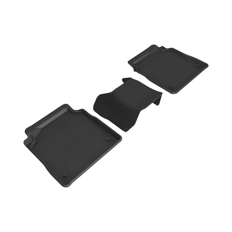 3D MAXpider 18-23 Lexus LS Kagu Black Floor Mats - R2 L1LX06421509 L1LX06421509 Photo - Primary