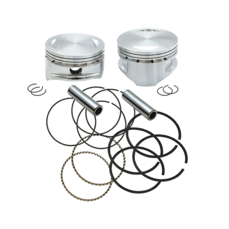S&S Cycle 86-03 XL 4in x 4-5/8in Piston Set - .010in 92-1421 92-1421 User 1