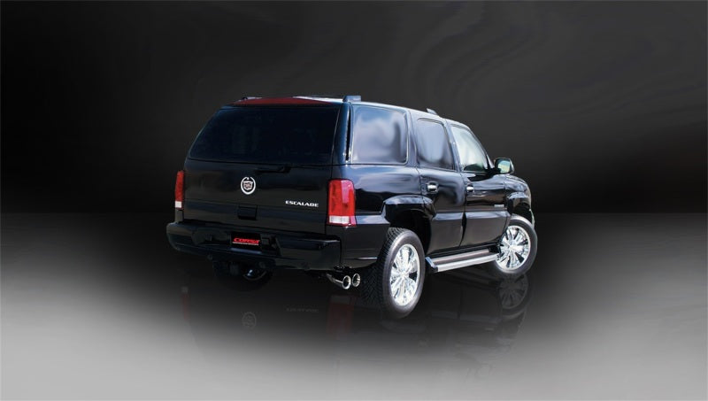 Corsa Performance 02-06 Cadillac Escalade 6.0L V8 Polished Sport Cat-Back Exhaust 14220 Photo - Mounted