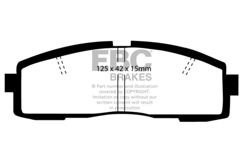 EBC Disc Brake Pad Set DP4608/2R Photo - Primary