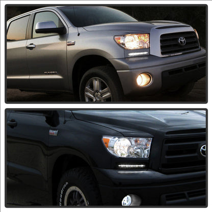 Spyder Toyota Tundra 07-13 Daytime LED Running Lights wo/switch Silver FL-DRL-TTU07-SIL 5077738 5077738 User 1
