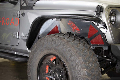 Fishbone Offroad 2018+ Jeep Wrangler JL Front Pair Aluminum Raw Inner Fenders FB33108F FB33108F Photo - lifestyle view