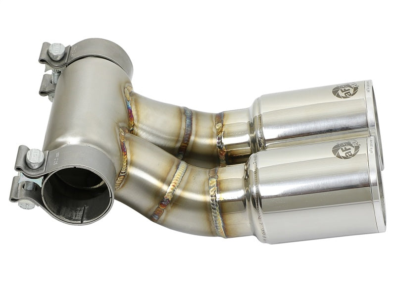 aFe 304 SS EXH Tip Upgrade Polished -Porsche Cayman S/Boxster S(981) 13-14 49C36413-P Photo - Unmounted