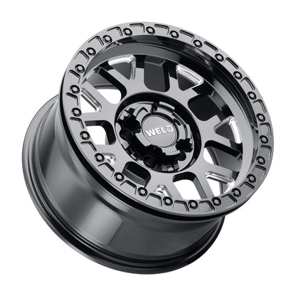 Weld Off-Road W902 17X9.0 Cinch Beadlock 6X135 6X139.7 ET-12 BS4.50 Gloss Black MIL 106.1 W90279098450 W90279098450 Photo - Primary