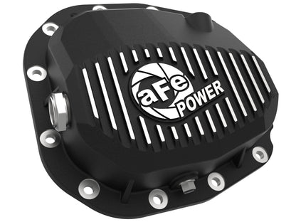 aFe Pro Series Rear Differential Cover Black w/ Fins 15-19 Ford F-150 (w/ Super 8.8 Rear Axles) 46-71180B 46-71180B Photo - Unmounted