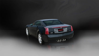 Corsa Performance 04-08 Cadillac XLR 4.6L Polished Sport Cat-Back Exhaust 14156 Photo - Mounted