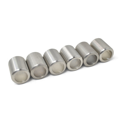 Russell Performance -10 AN Stainless Steel Crimp Collars (O.D. 0.825) (6 Per Pack) 610382 610382 Photo - out of package