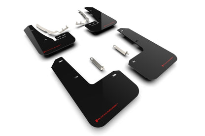 Rally Armor 2022 MK8 Volkswagen Golf GTI/R Black UR Mud Flap w/ Red Logo MF80-UR-BLK/RD MF80-UR-BLK/RD Photo - Primary