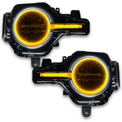 ORACLE Lighting Oracle 21-22 Ford Bronco Headlight Halo Kit w/DRL Bar - Base Headlights ColorSHIFT -w/RF Controller 1471-330 1471-330 User 1
