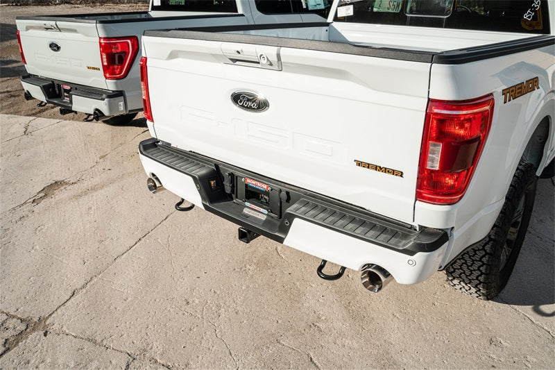 CORSA Performance Corsa 2021-2023 Ford F-150 SuperCrew/5.5ft Bed 5.0L V8 Sport Cat-Back Dual Rear Exit-Polished 21184 21184 Photo - Mounted