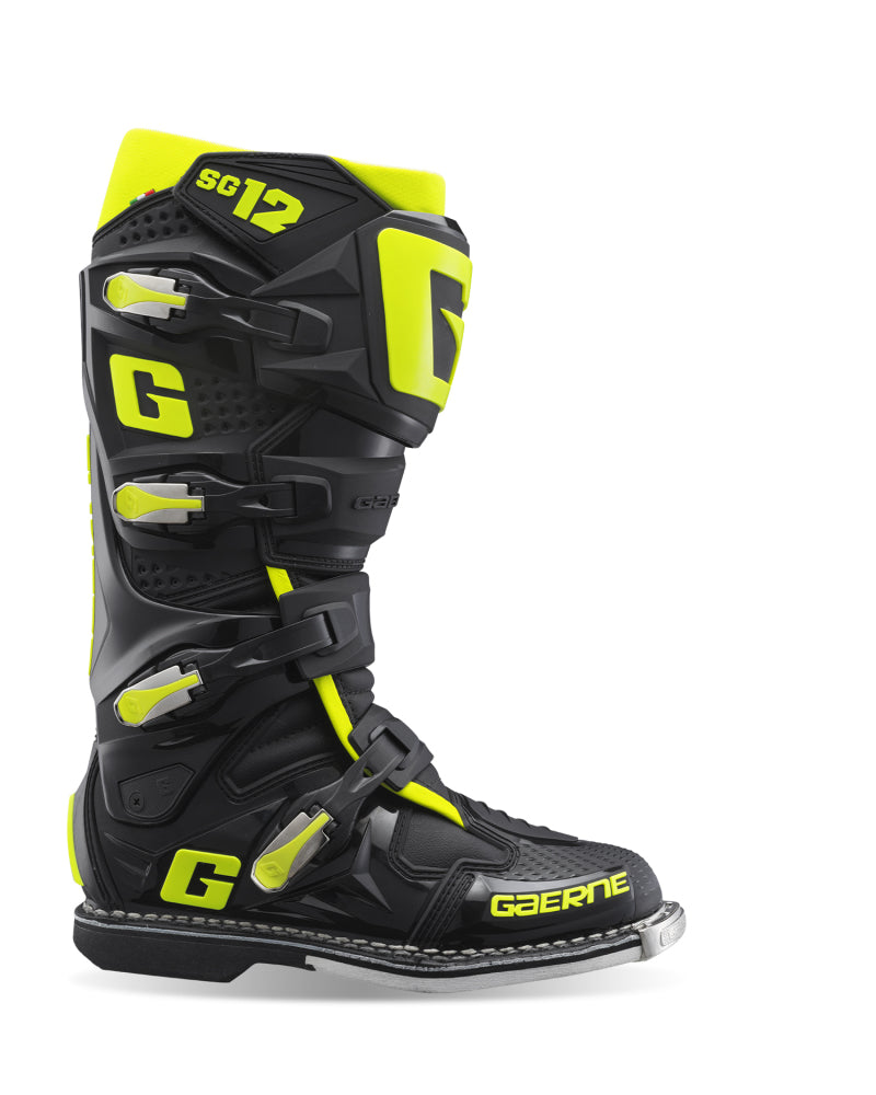 Gaerne SG12 Boot Black/Fluorescent Yellow Size - 10 2174-089-10 2174-089-10 User 1