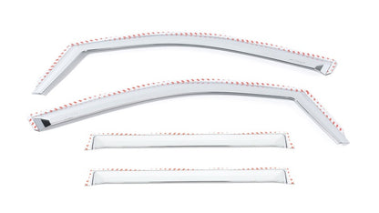 Putco 19-20 Chevy Silverado / GMC Sierra 1500 - Crew Cab (Set of 4) Element Chrome Window Visors 480242 480242 Photo - Primary