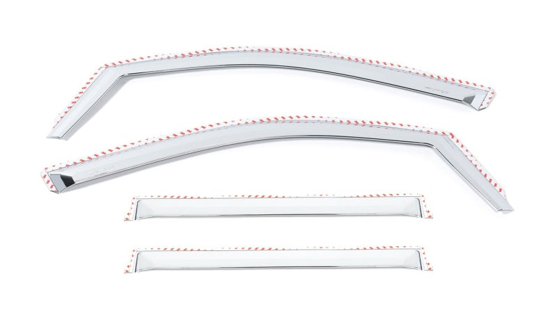 Putco 19-20 Chevy Silverado / GMC Sierra 1500 - Crew Cab (Set of 4) Element Chrome Window Visors 480242 480242 Photo - Primary