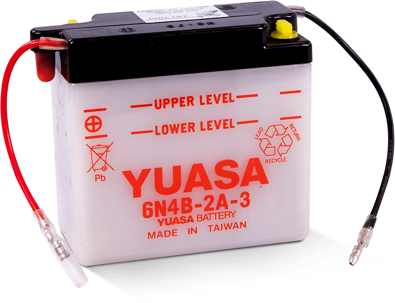 Yuasa Battery Yuasa 6N4B-2A-3 Conventional 6 Volt Battery YUAM26B43