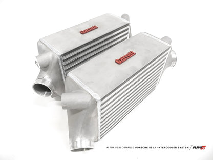 AMS Performance Porsche 997.1TT Alpha Intercooler System (For Stock Framed Turbos) ALP.09.09.0001-2 ALP.09.09.0001-2 Photo - Primary