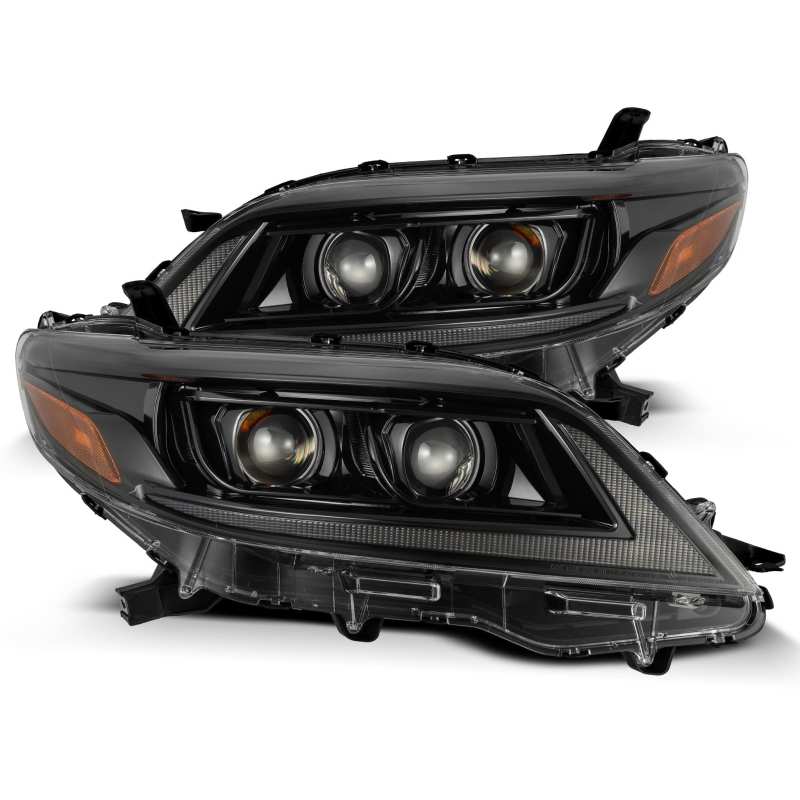 AlphaRex 11-21 Toyota Sienna PRO-Series Proj Headlights Plank Style Alpha Black w/Seq Signal/DRL 880763 880763 Photo - Primary