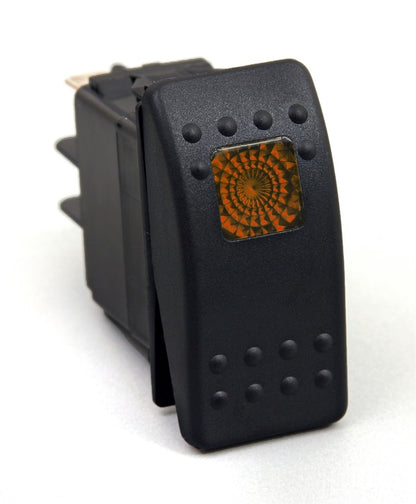 Daystar Rocker Switch Amber DASKU80013 KU80013 Photo - Primary